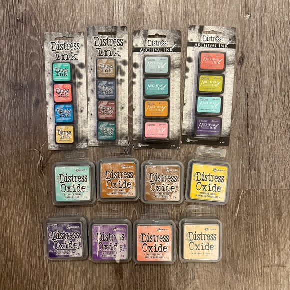 New Tim Holtz Ranger Distress Ink and Oxide Set - Picture 1 of 5